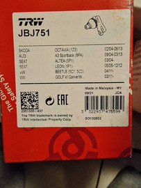 Set placute frana fata + spate , pivoti , bucsa Vw Caddy 2008 - 4